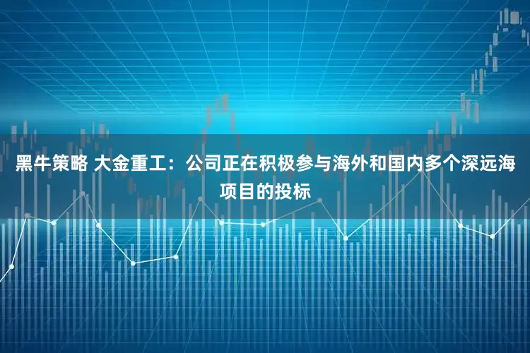 黑牛策略 大金重工：公司正在积极参与海外和国内多个深远海项目的投标